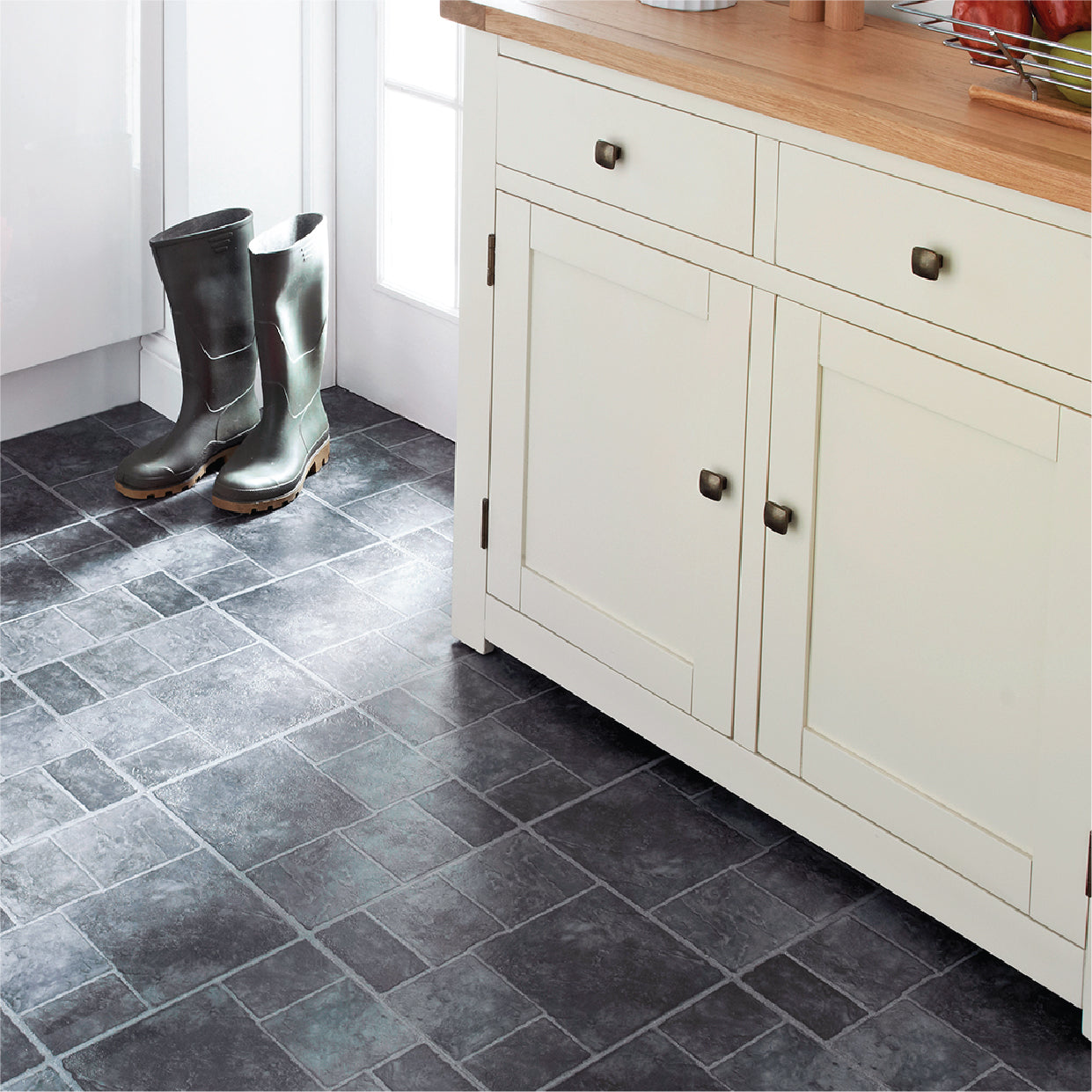 Grey Stone Effect Tiles A