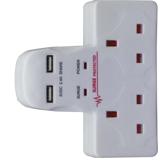 2 SOCKET 2USB EXTENSION