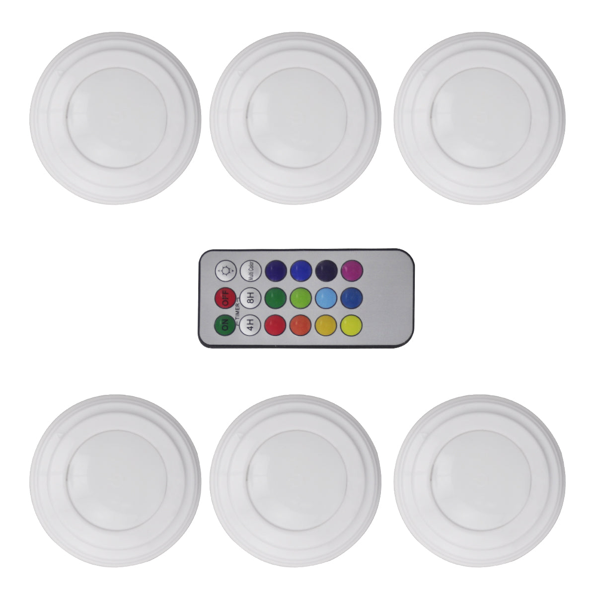 6 PC COLOUR CHANGE LIGHT SET