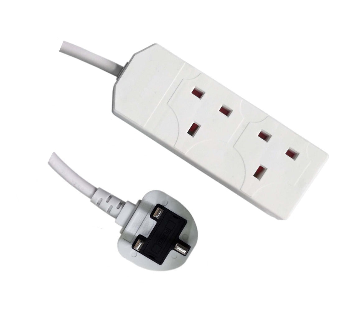 2 GANG 5M 13 AMP EXT LEAD