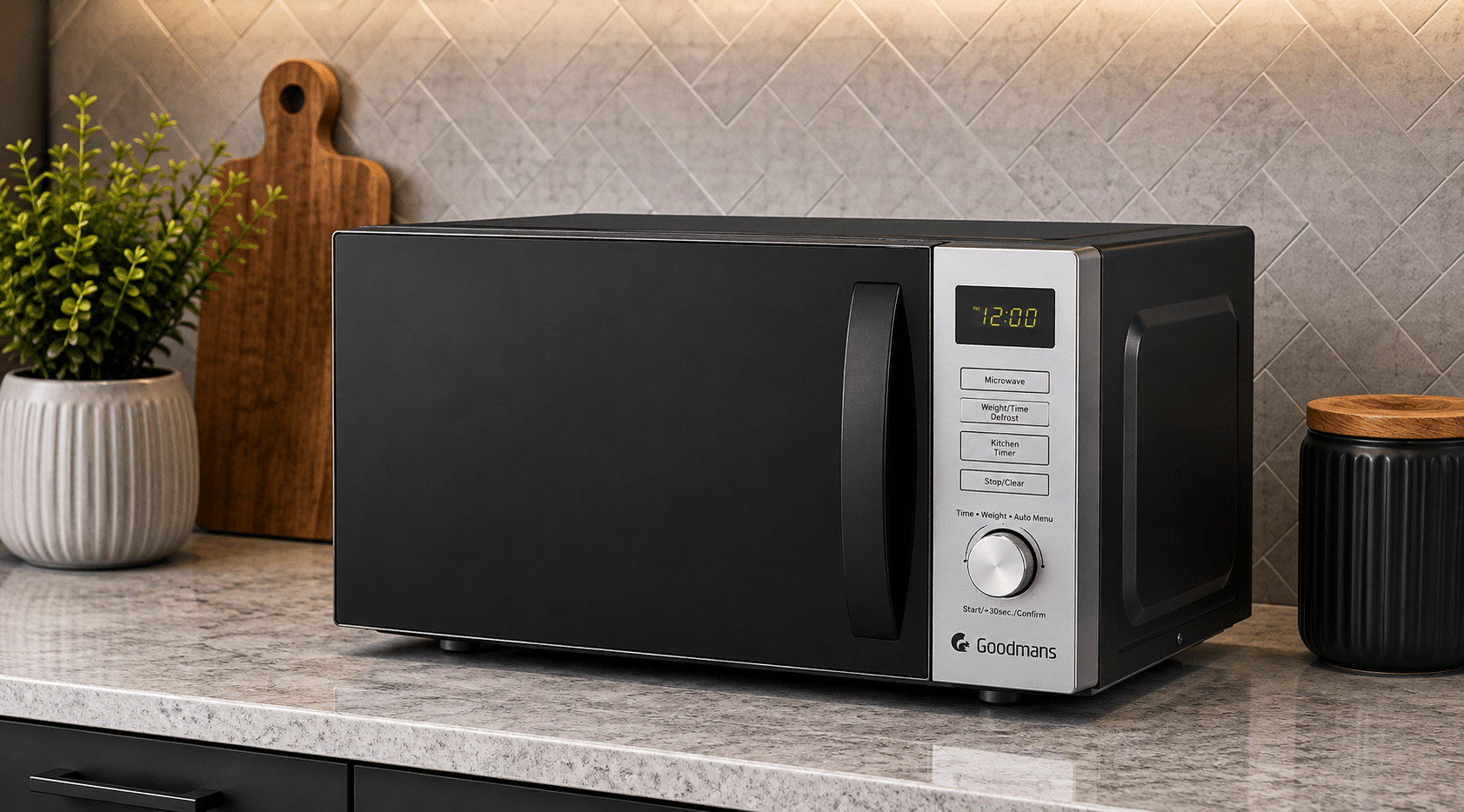 Goodmans 25L 3-in-1 Microwave with Grill & Convection (Stainless Steel)