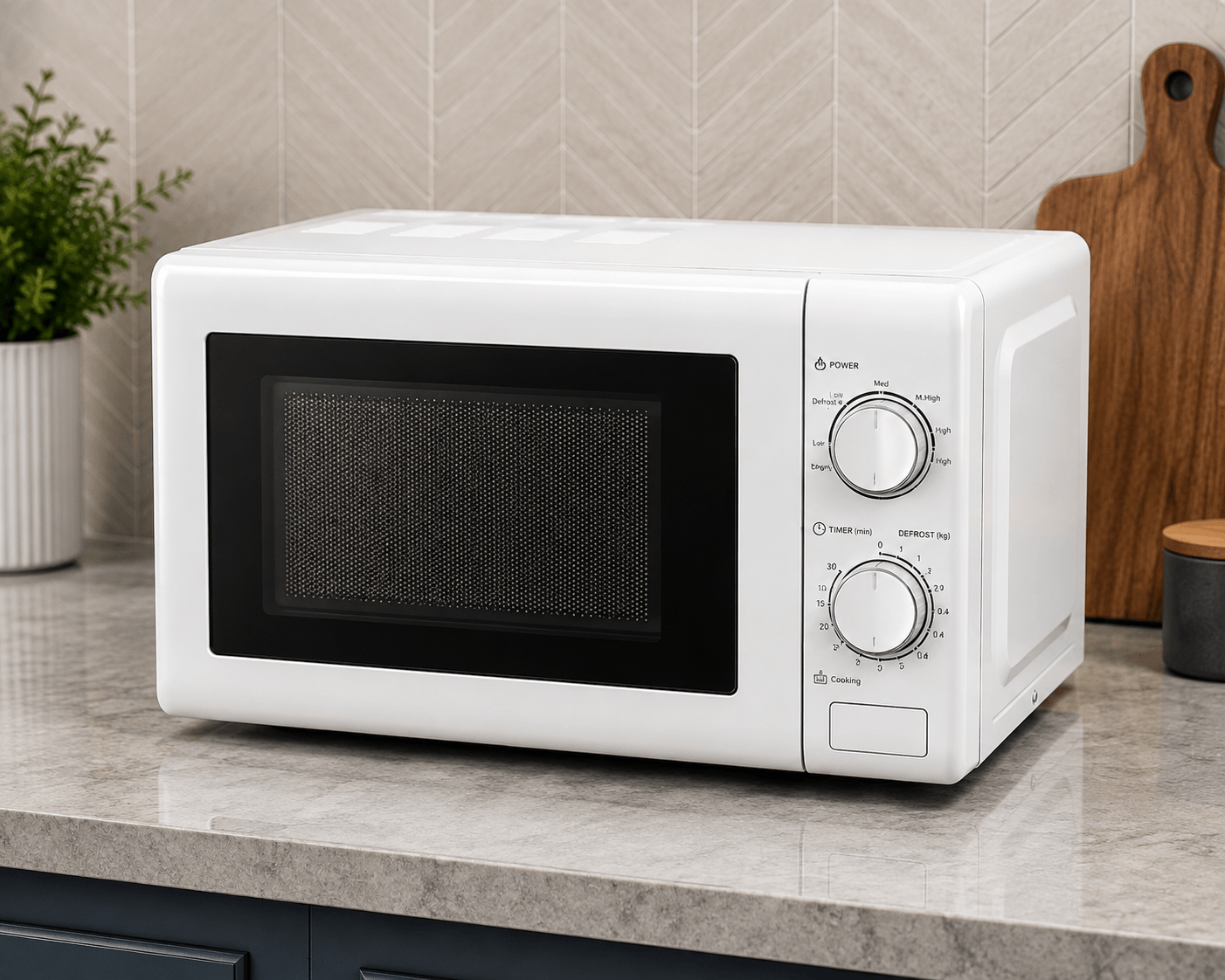 20L Classic Microwave (White)