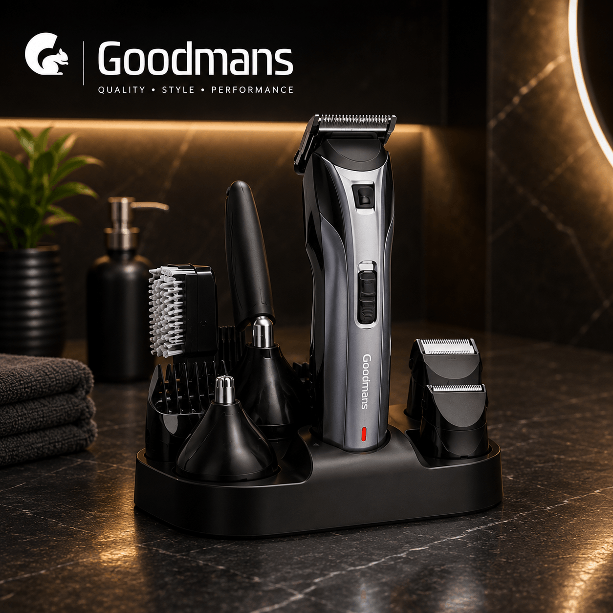 Goodmans Rechargeable trimmer set ( 6 in 1)
