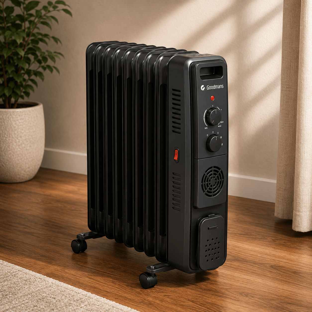 Goodmans 2.4KW Oil Filled Turbo Radiator (359767)