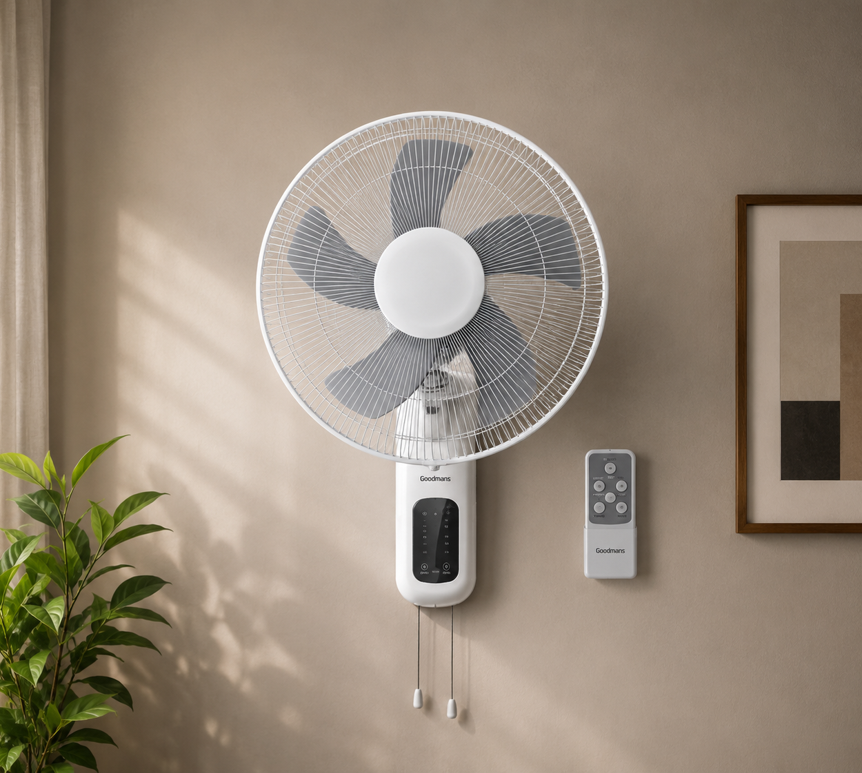 Goodmans 16" Remote Control Wall Fan (WF-11-R)