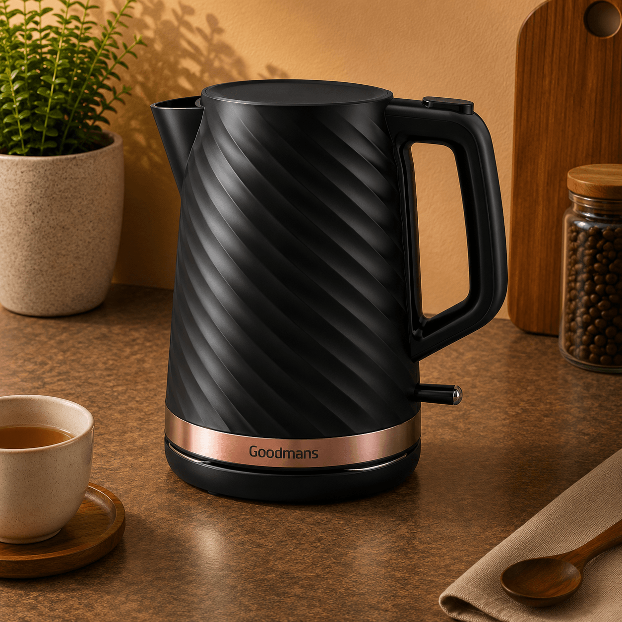 GOODMANS Textured Wave Kettle (410212)