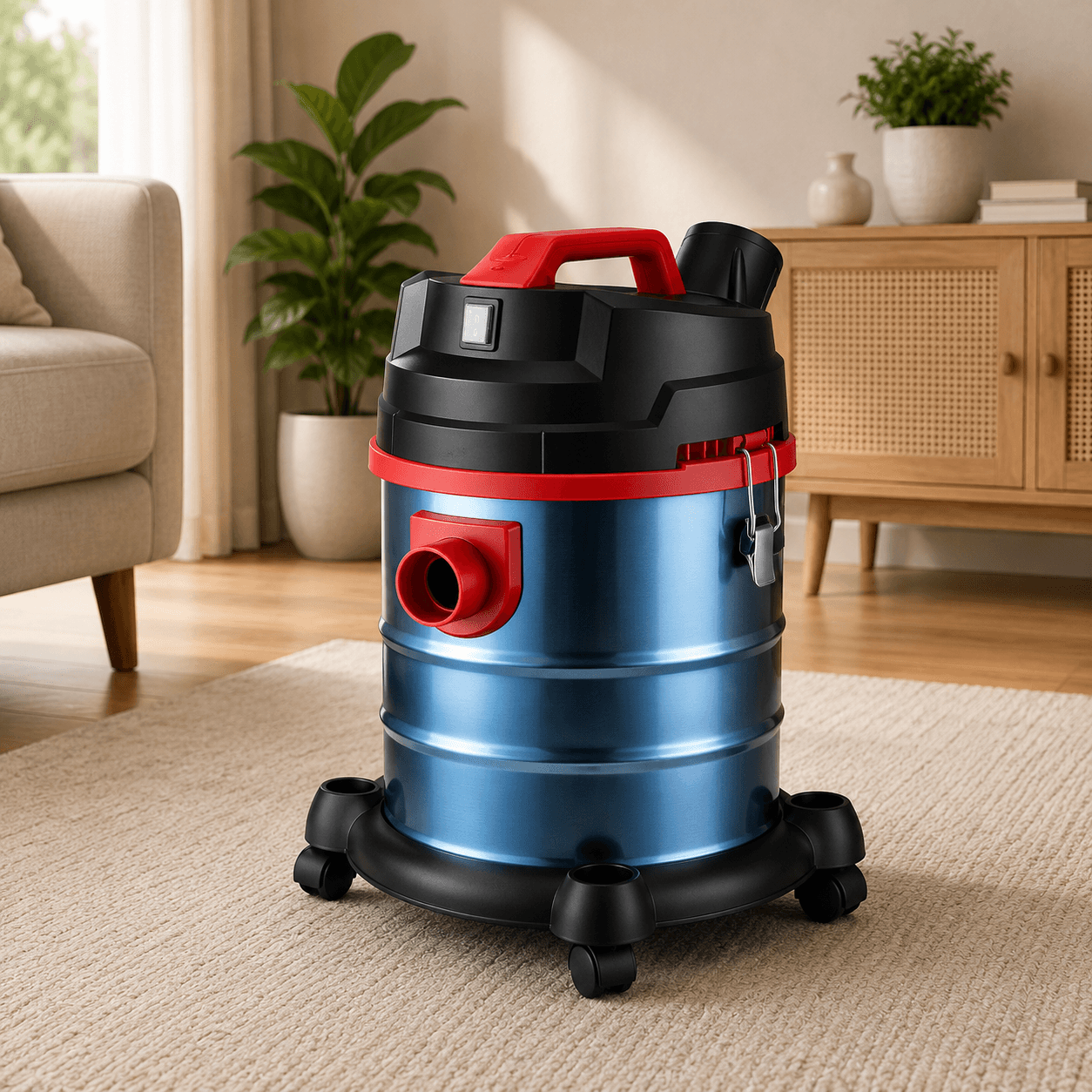 Goodmans Vacuum Cleaner 1400w Main features: Wet & Dry Metal Barrel Type With block fail safe H (612B)
