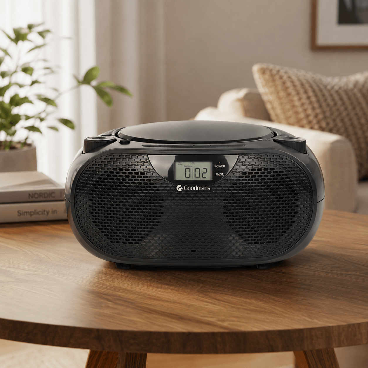 Goodmans Bluetooth CD Boombox
