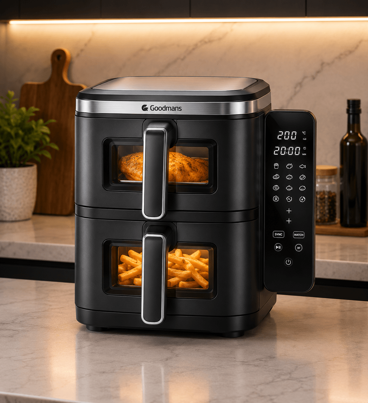 Goodmans 11L Digital Air Fryer with 12 Preset Menus