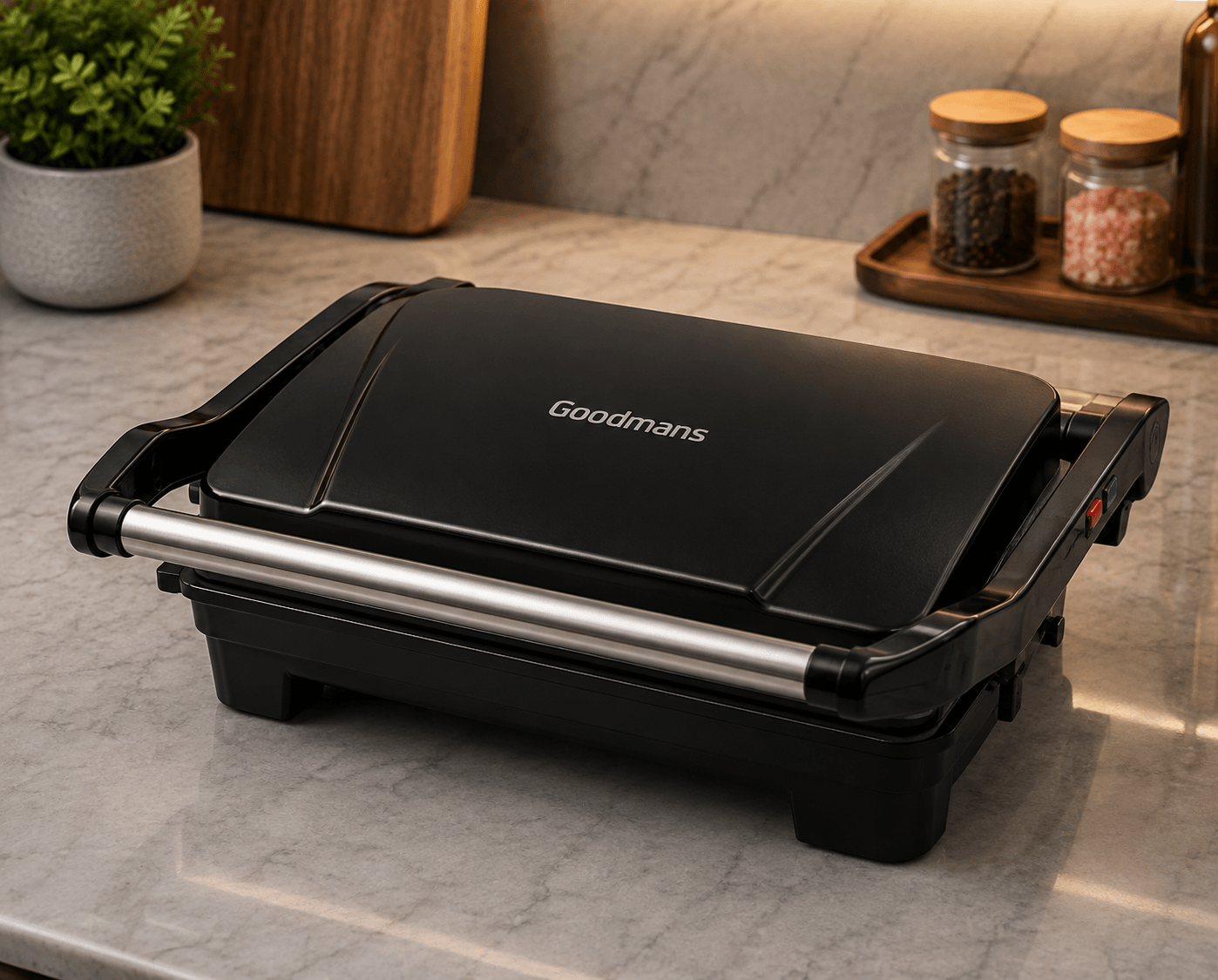 Goodmans 1200W Large Bread Sandwich Maker & Grill